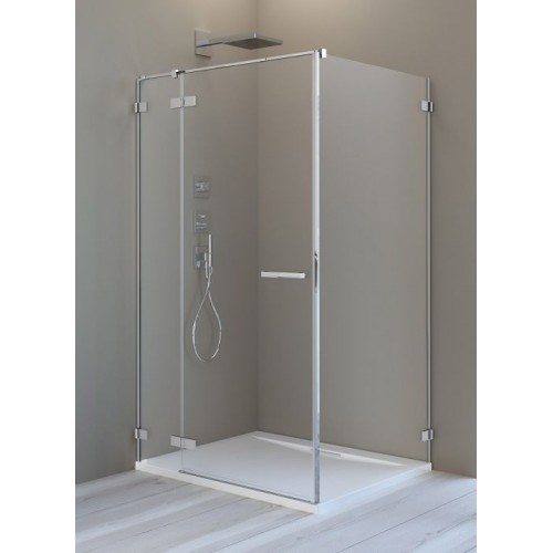 Radaway Arta KDJ II szögletes zuhanykabin 90x90 króm keret, átlátszó üveg