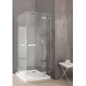 Radaway Euphoria KDD szögletes zuhanykabin 100x100 króm keret, átlátszó üveg