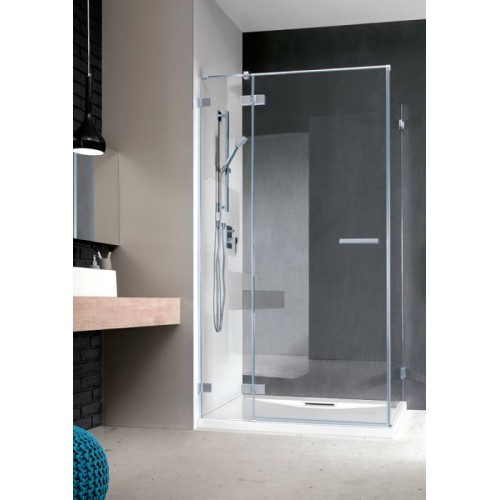 Radaway Euphoria KDJ szögletes zuhanykabin 90x90 króm keret, átlátszó üveg