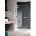 Radaway Euphoria KDJ szögletes zuhanykabin 100x100 króm keret, átlátszó üveg