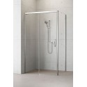 Radaway Idea KDJ szögletes zuhanykabin 100x100 króm keret, átlátszó üveg