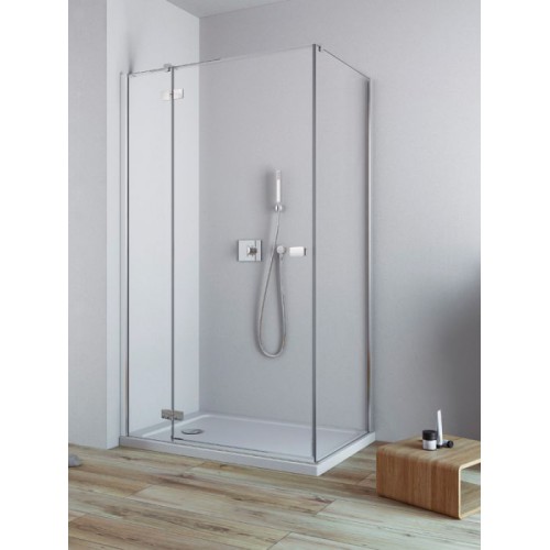 Radaway Fuenta New KDJ szögletes zuhanykabin 100x100 króm keret, átlátszó üveg