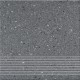 Opoczno Hyperion OP074-004-1 H10 Graphite Steptread 29,7x29,7 lépcsőlap