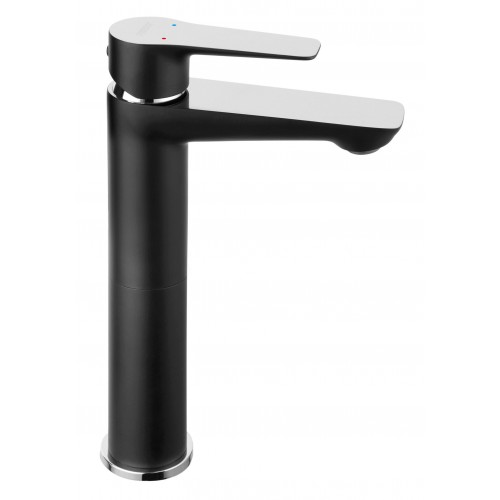 Ferro Adore Black-Chrome BDR2LBLC magasított mosdócsaptelep
