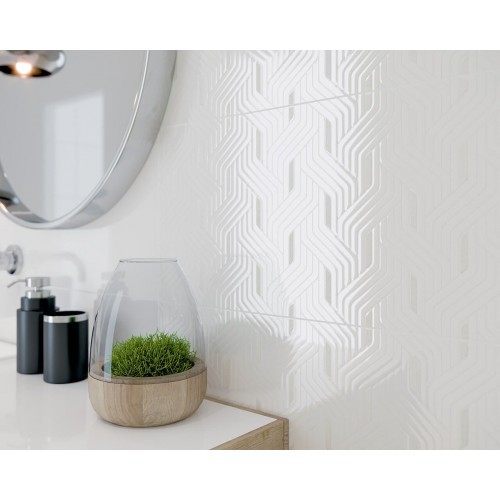 Paradyz Synergy Bianco Inserto 30x60 dekor