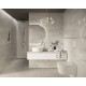 Paradyz Silence Silver Carpet Dekor Polysk 25x75 csempe