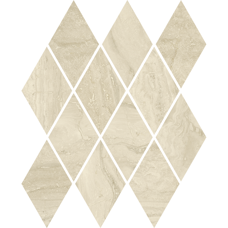 Paradyz Silence Beige Mozaika Romb Pillow Mat 20,6x23,7 mozaik