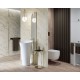 Paradyz Serene Bianco 25x75 csempe