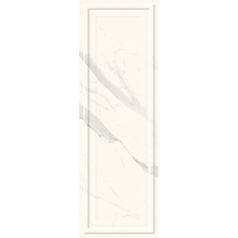 Paradyz Morning Bianco Struktura Polysk 25x75 csempe