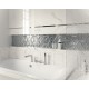 Paradyz Morning Bianco Struktura Polysk 25x75 csempe