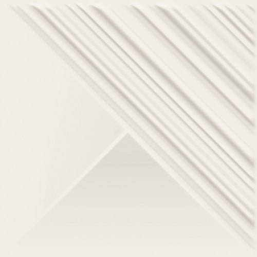 Paradyz Feelings Bianco Struktura Polysk 19,8x19,8 csempe