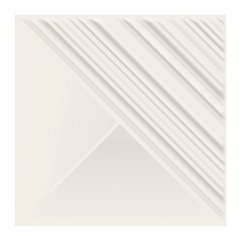 Paradyz Feelings Bianco Struktura Polysk 19,8x19,8 csempe