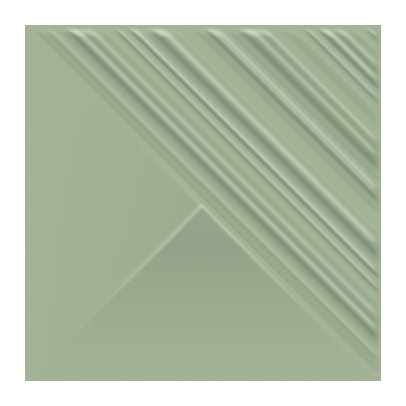 Paradyz Feelings Green Struktura Polysk 19,8x19,8 csempe