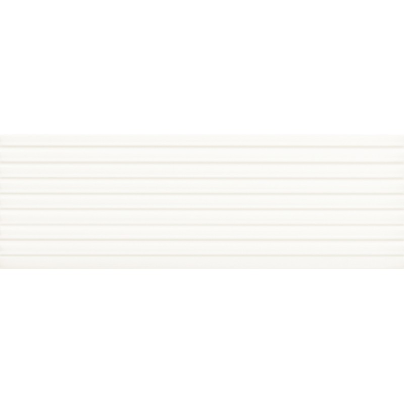Paradyz Ceramika Elanda Bianco Rekt. Stripes Structure 25x75 csempe