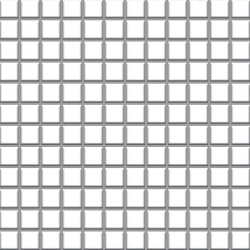 Paradyz Ceramika Altea Bianco 2,3x2,3 mosaic 29,8x29,8 mozaik