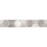 Arte Ceramika Pinia Grey 7,1x44,8 dekorcsík
