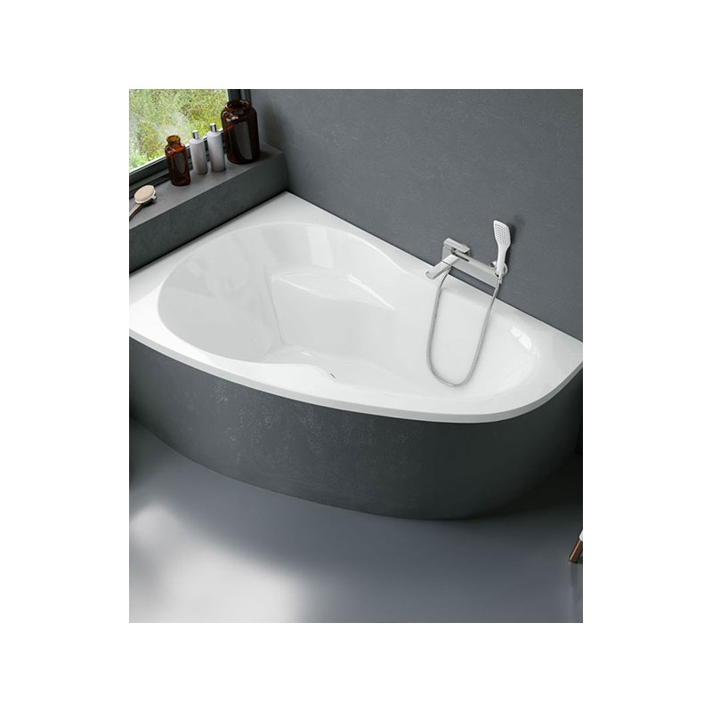 Niagara Wellness Nelly 150x95 akril aszimmetrikus kád, balos