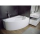 Besco Rima 160x100 akril aszimmetrikus kád, balos