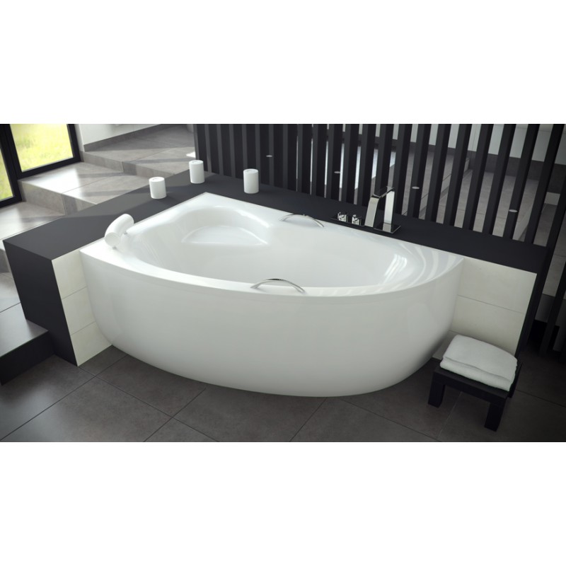 Besco Natalia 150x100 akril aszimmetrikus kád, balos