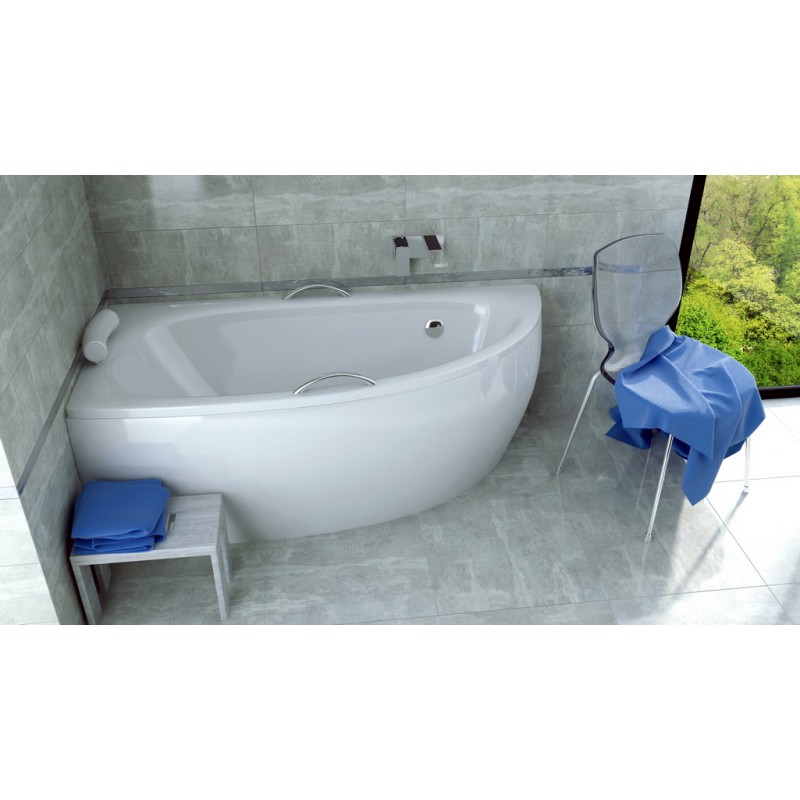 Besco Milena 150x70 akril aszimmetrikus kád, balos