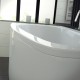 Besco Luna 150x80 akril aszimmetrikus kád, jobbos