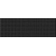 Ceramika Konskie White/Black Circle Black Glass Inserto 20x60 dekor