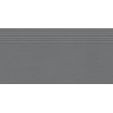 Tubadzin Industrio Graphite 29,6x59,8 lépcsőlap