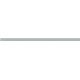 Paradyz Ceramika Universal Glass Border Silver 2,3x60 dekor csík