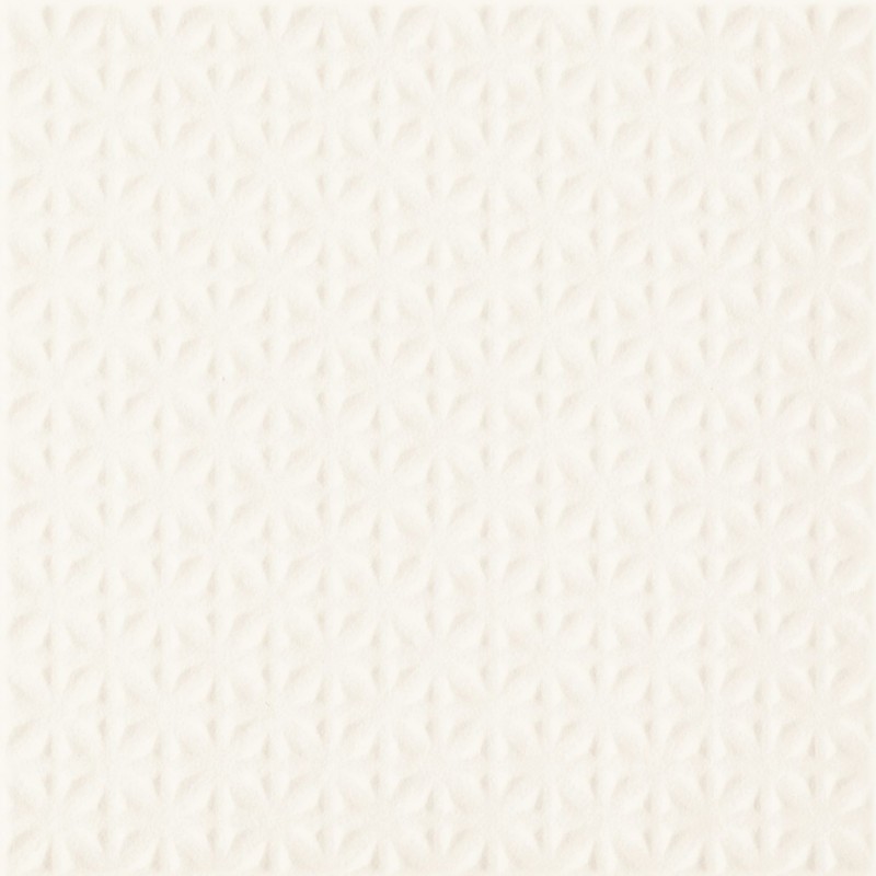 Paradyz Ceramika Gammo Bialy STR 19,8x19,8 padlólap