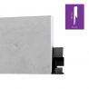 ONE80 Toronto Concrete 8 cm magas vízálló szegőléc
