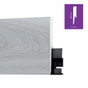 ONE80 Bologna Oak 8 cm magas vízálló szegőléc