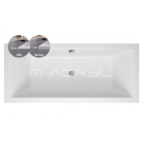 M-Acryl Sabina Slim 160x75 akril kád