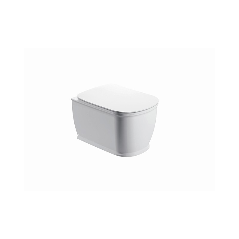 Arezzo Charlton Rimless (perem nélküli) fali WC, mély öblités