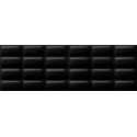 Cersanit Pret-a-Porter Black Glossy Pillow STR 25x75 csempe