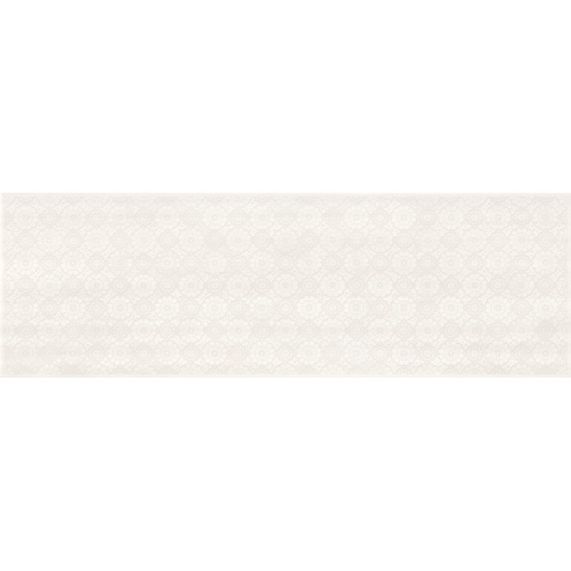 Cersanit Ferano White Lace Inserto Satin 24x74 csempe