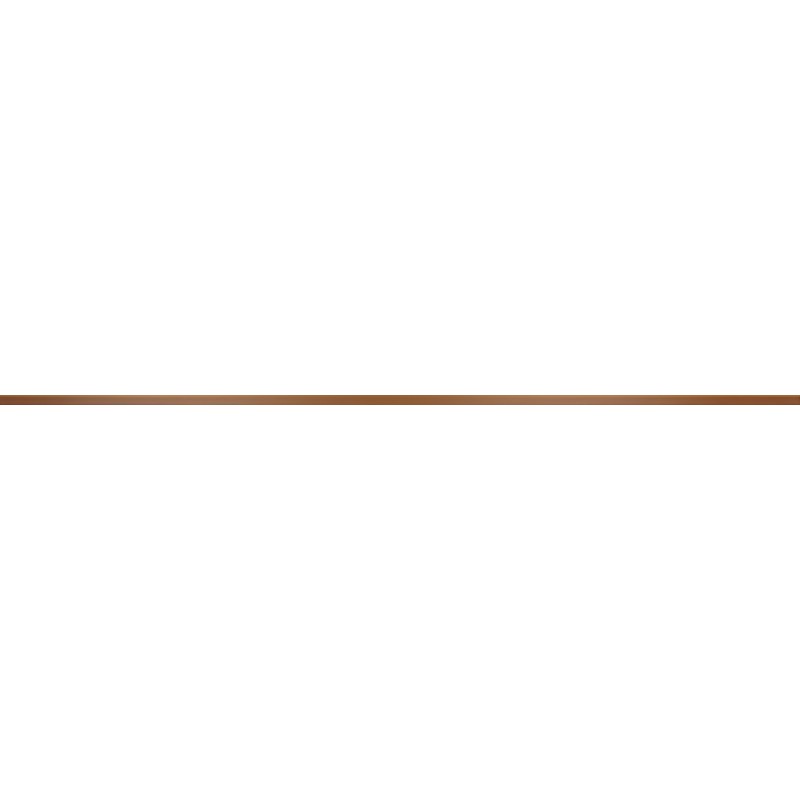 Cersanit Metal Copper Matt Border 2x74 dekor csík