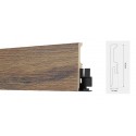 Arbiton TORE60 Nevada Walnut 6 cm magas vízálló szegőléc