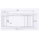 Cersanit Virgo 160x75 akryl kád S301-046