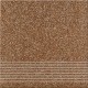 Opoczno Milton OP069-004-1 Brown Steptread 29,7x29,7 lépcsőlap