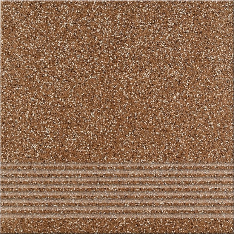 Opoczno Milton OP069-004-1 Brown Steptread 29,7x29,7 lépcsőlap