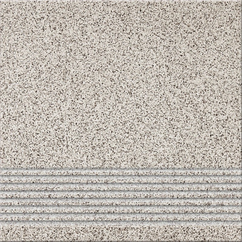 Opoczno Milton OP069-012-1 Grey Steptread 29,7x29,7 lépcsőlap