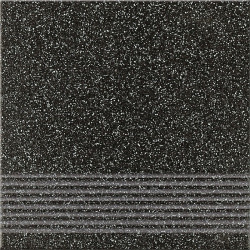 Opoczno Milton OP069-006-1 Graphite Steptread 29,7x29,7 lépcsőlap