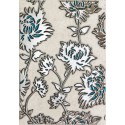 Domino Gris Flower Turkus 25x36 dekor csempe