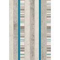 Domino Gris Turkus 25x36 dekor csempe