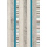 Domino Gris Turkus 25x36 dekor csempe