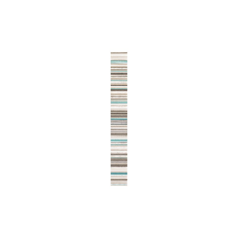Domino Gris Turkus 4,5x36 dekor csík