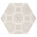 Cifre Ceramica Composicion Vodevil White 17,5x17,5 dekor csempe szett (3 db)