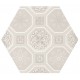 Cifre Ceramica Composicion Vodevil White 17,5x17,5 dekor csempe szett (3 db)