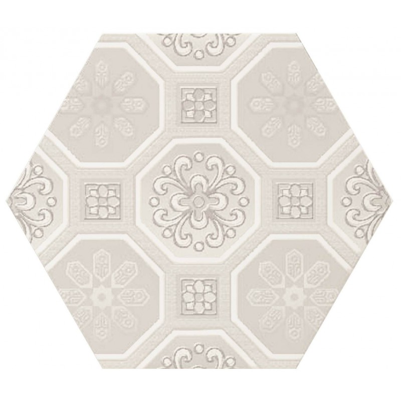 Cifre Ceramica Composicion Vodevil White 17,5x17,5 dekor csempe szett (3 db)