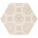 Cifre Ceramica Composicion Vodevil Ivory 17,5x17,5 dekor csempe szett (3 db)